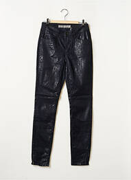 Pantalon slim broderie rivets taille normale bleu GEISHA femme