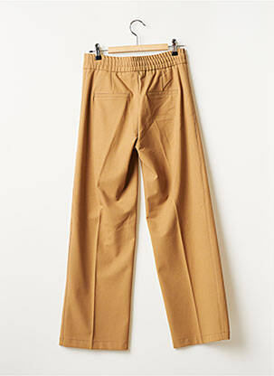 Pantalon large tissage crêpe taille normale beige STREET ONE femme