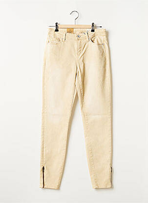 Jeans skinny taille normale taille normale beige ESPRIT femme