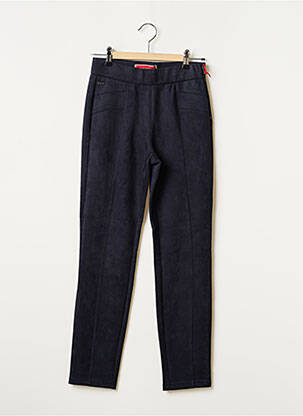Pantalon slim broderie rivets taille normale bleu STREET ONE femme