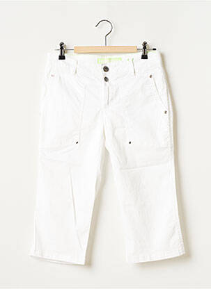 Pantacourt stretch taille normale blanc STREET ONE femme