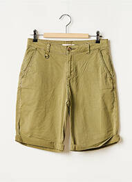 Bermuda coupe droite taille normale vert ESPRIT femme