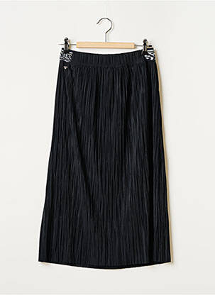 Jupe mi-longue coupe droite bleu STREET ONE femme