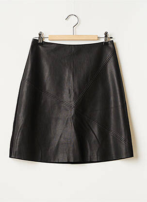 Jupe courte fermeture zippée au dos noir ESPRIT femme