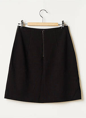 Jupe courte fermeture zippée au dos noir ESPRIT femme