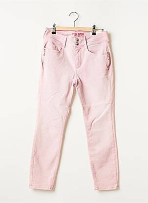 Jeans coupe slim rose STREET ONE pour femme