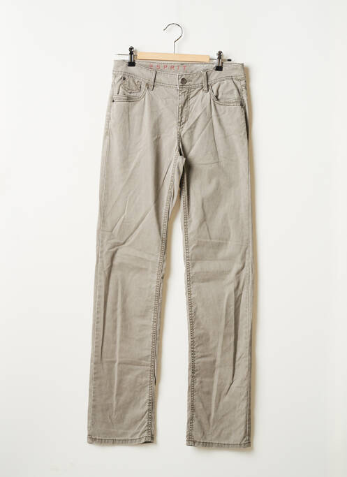 Pantalon droit gris ESPRIT pour femme