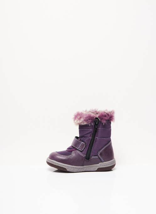 Kickers boots, bottines violet fille