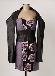 Robe courte sans manche sans manche violet AUTENTICA femme