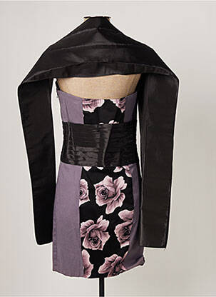 Robe courte sans manche sans manche violet AUTENTICA femme