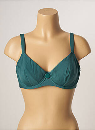 Haut de maillot de bain stretch haut soutien-gorge emboitant vert SIMONE PERELE femme