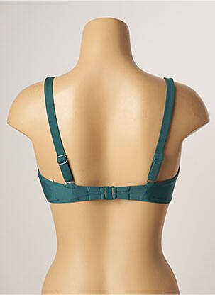 Haut de maillot de bain stretch haut soutien-gorge emboitant vert SIMONE PERELE femme