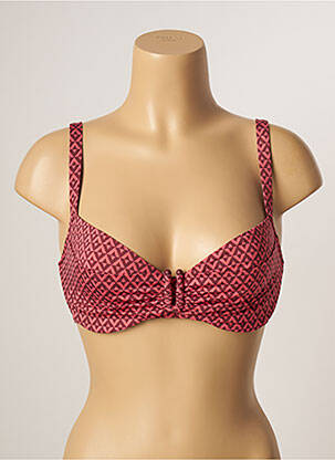 Haut de maillot de bain stretch haut soutien-gorge emboitant rose SIMONE PERELE femme