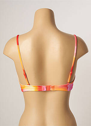 Haut de maillot de bain stretch haut bandeau orange CHERRY BEACH femme