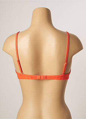 Haut de maillot de bain stretch haut soutien-gorge moulé orange CHERRY BEACH femme