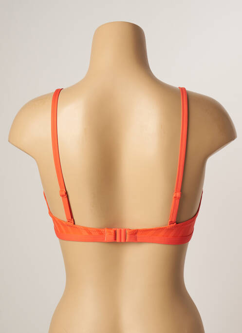 Haut de maillot de bain stretch haut soutien-gorge emboitant orange CHERRY BEACH femme