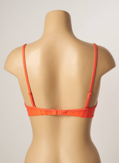 Haut de maillot de bain orange CHERRY BEACH pour femme