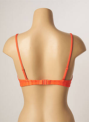 Haut de maillot de bain stretch haut soutien-gorge balconnet orange CHERRY BEACH femme