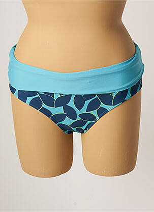 Bas de maillot de bain imprimé fantaisie culotte bleu BESTFORM femme