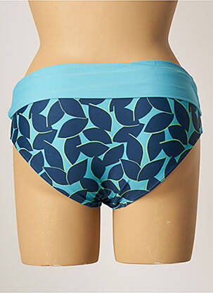 Bas de maillot de bain imprimé fantaisie culotte bleu BESTFORM femme