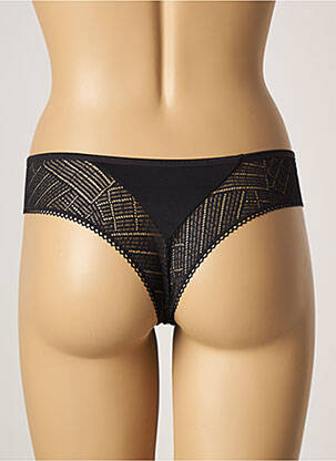 Tanga finition dentelle noir FEMILET femme