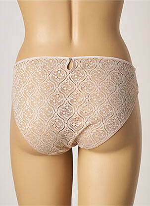 Culotte tissage dentelle beige SIMONE PERELE femme