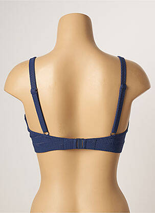 Haut de maillot de bain stretch haut soutien-gorge emboitant bleu SIMONE PERELE femme