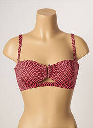 Haut de maillot de bain stretch haut bandeau rose SIMONE PERELE femme
