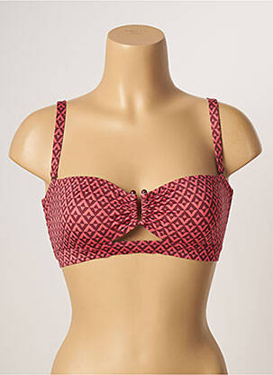 Haut de maillot de bain stretch haut bandeau rose SIMONE PERELE femme