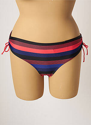 Bas de maillot de bain effet matière satinée culotte noir BESTFORM femme