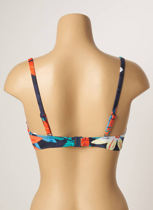 Haut de maillot de bain stretch haut soutien-gorge moulé bleu SIMONE PERELE femme