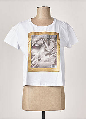 T-shirt blanc TWINSET pour femme