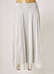 Jupe longue doublure gris OSCALITO femme