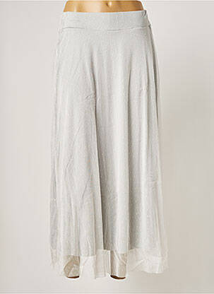 Jupe longue doublure gris OSCALITO femme