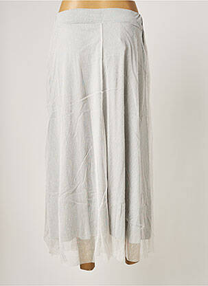 Jupe longue doublure gris OSCALITO femme