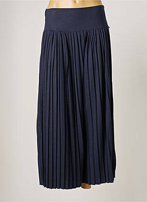 Jupe mi-longue taille normale bleu RIVER WOODS femme