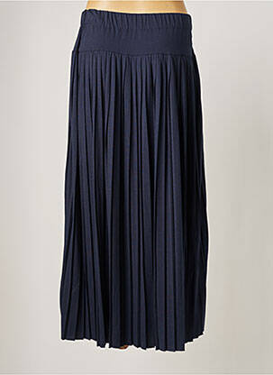 Jupe mi-longue taille normale bleu RIVER WOODS femme