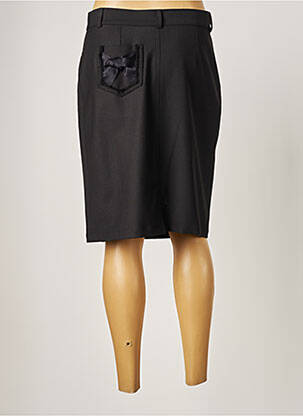 Jupe mi-longue stretch noir WEILL femme