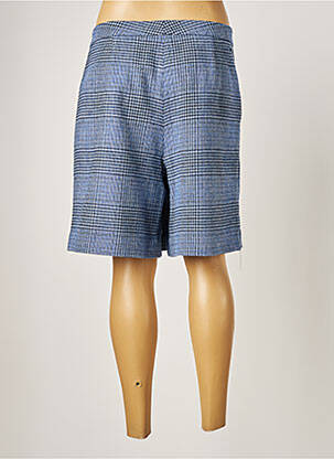 Jupe short imprimé imprimé prince de galle bleu RIVER WOODS femme