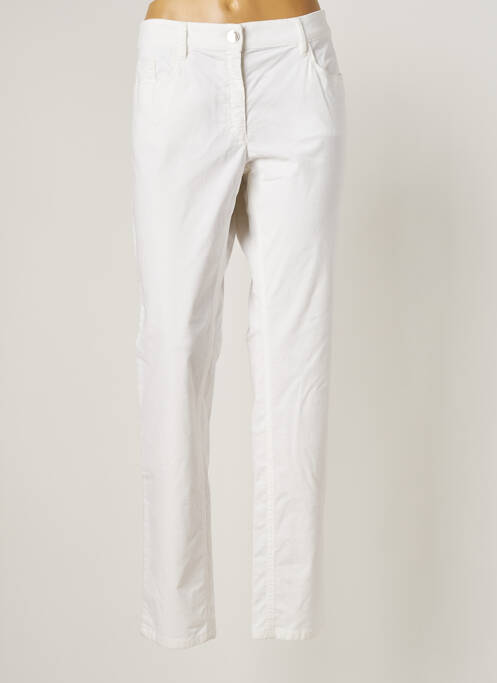 Pantalon slim blanc ZERRES pour femme