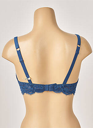 Soutien-gorge effet matière satinée haut soutien-gorge moulé bleu TWINSET femme