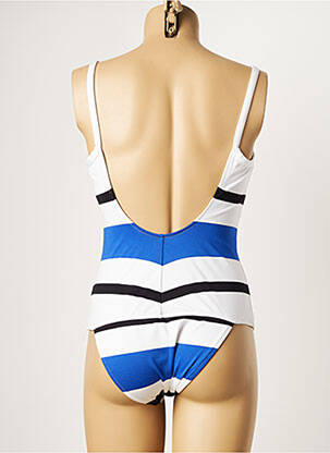 Maillot de bain 1 pièce stretch haut soutien-gorge moulé blanc ANDRES SARDA femme