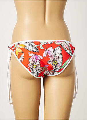 Bas de maillot de bain imprimé tie and dye bikini orange FREYA femme