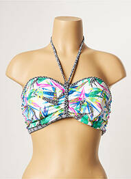 Haut de maillot de bain stretch vert FREYA femme