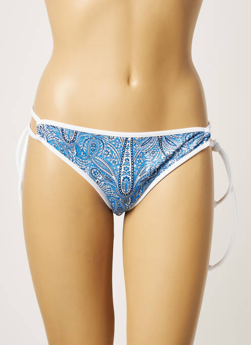 Bas de maillot de bain stretch bikini bleu FREYA femme