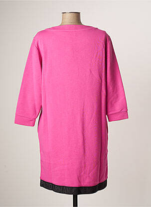 Robe courte manches 3/4 manches 3/4 rose EMPORIO ARMANI femme