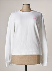 Sweat-shirt blanc EMPORIO ARMANI pour femme seconde vue