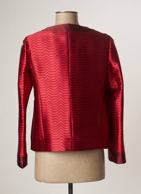Veste chic tissage crêpe rouge EMPORIO ARMANI femme
