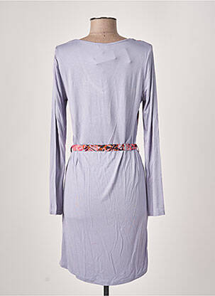 Robe courte manches longues manches longues violet LA FIANCEE DU MEKONG femme