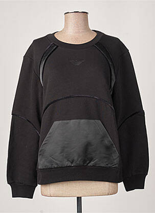 Sweat-shirt noir EMPORIO ARMANI pour femme